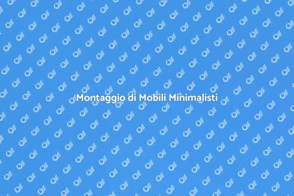 Come Assemblare Mobili Minimalisti