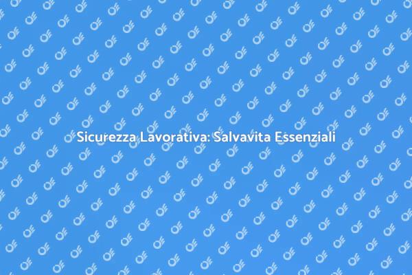 Salvavita: Proteggi il Tuo Lavoro