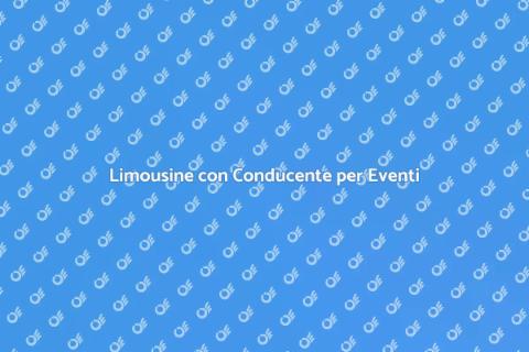 Noleggio Limousine con Conducente