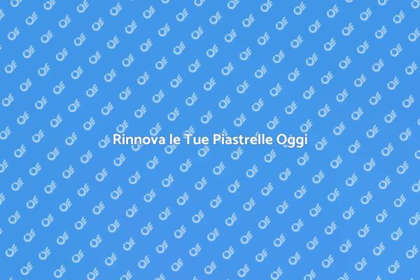 Ripristina il Colore delle Tue Piastrelle