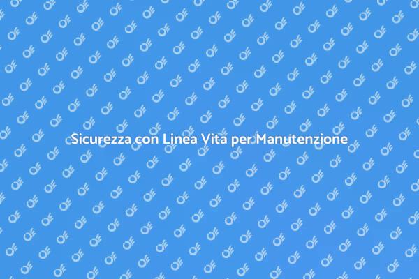 Manutenzione Sicura con Linea Vita
