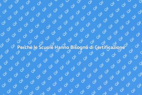 Certificazione Energetica per le Scuole