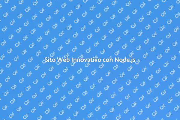 Potenzia il Tuo Sito con Node.js
