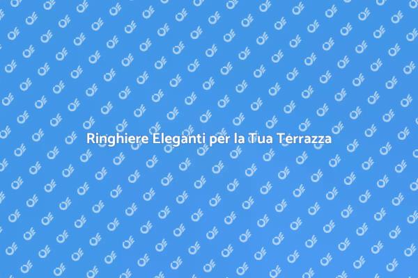 Ringhiere in Ferro: Sicurezza e Stile