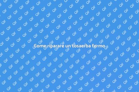 Rimettere in sesto un tosaerba fermo