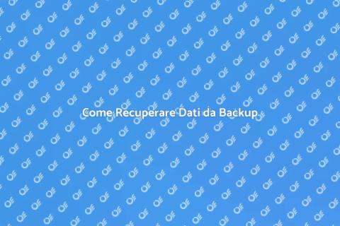 Recupero Dati da Backup Danneggiato