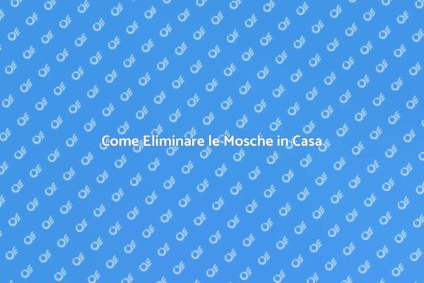 Liberati delle Mosche Oggi Stesso!
