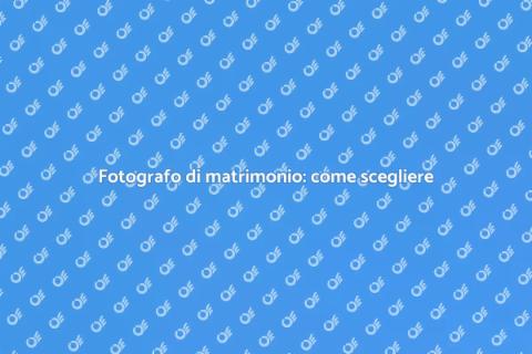 Assumere un fotografo di matrimonio