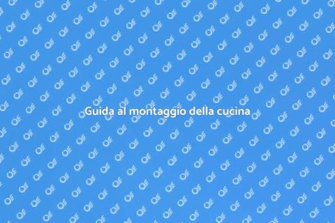 Montare una cucina componibile