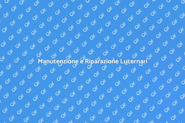 Lucernari: Manutenzione e Riparazioni Essenziali