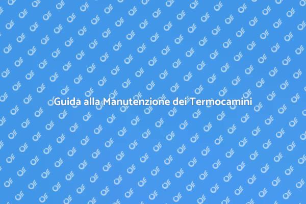 Manutenzione Efficiente dei Termocamini