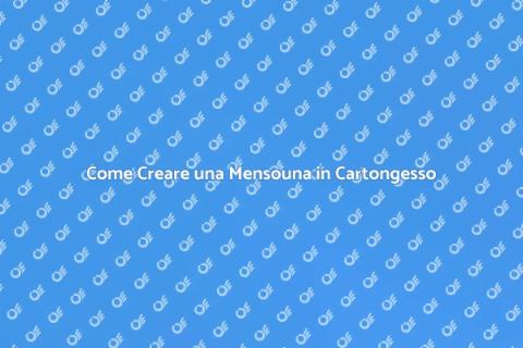Mensouna in Cartongesso: Stile e Funzionalità