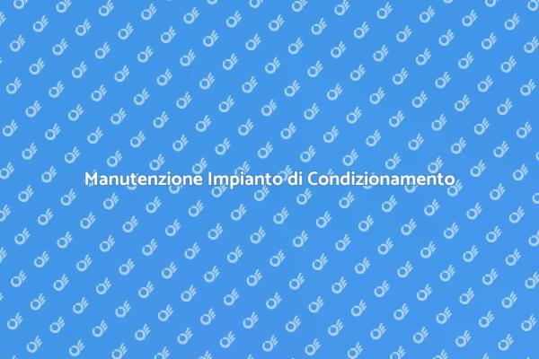 Manutenzione per Comfort e Efficienza