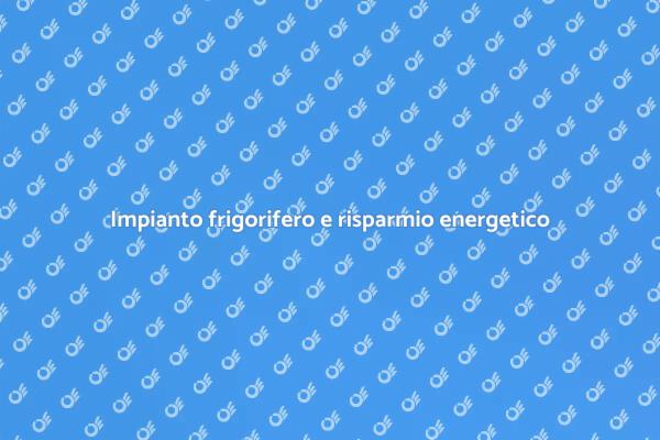 Risparmiare con un impianto frigorifero