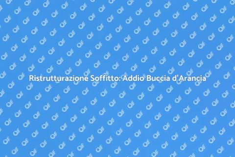 Elimina il Soffitto a Buccia d'Arancia
