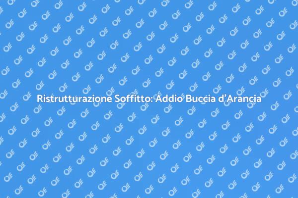 Trasforma il Tuo Soffitto a Buccia d'Arancia