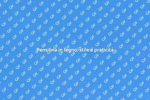 Nuova pensilina in legno: eleganza e funzionalità