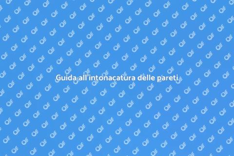 Intonacare una parete perfetta