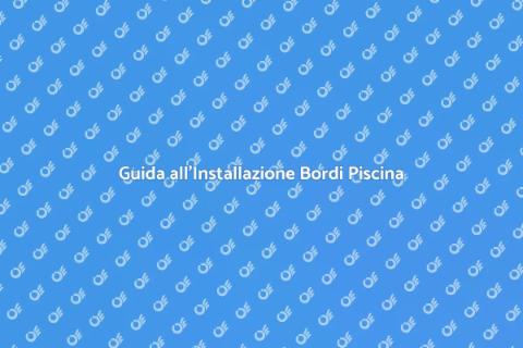 Installare Pavimentazione e Bordi Piscina