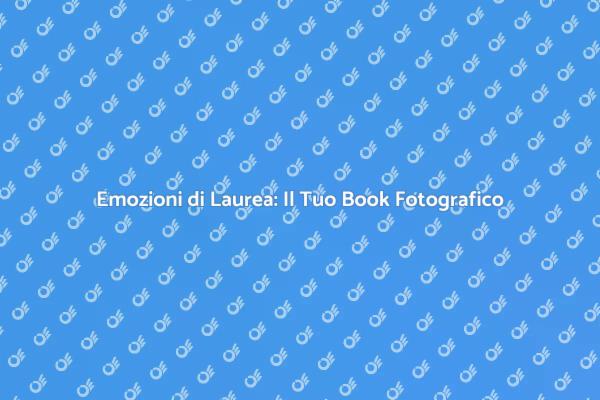 Realizza il Tuo Book Fotografico di Laurea