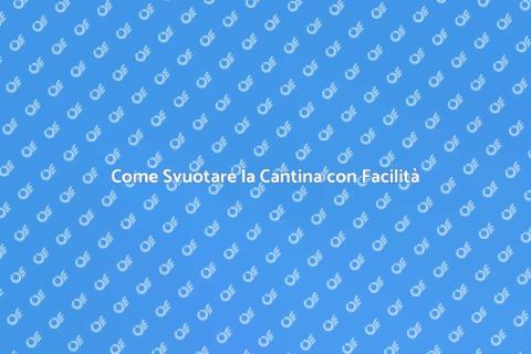 Svuotare Cantine e Eliminare Disordine