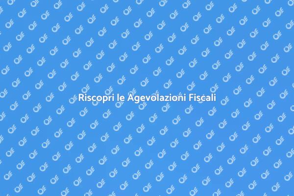 Agevolazioni Fiscali: Risparmia e Investi