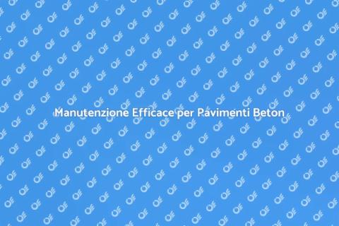 Pulizia a Secco per Pavimenti Cemento