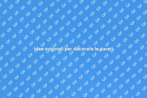 Decorare le pareti con stile