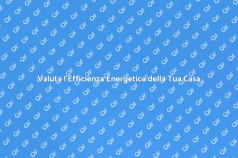 Certificazione Energetica Casa