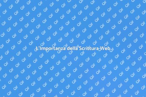 Scrivere per la User Experience