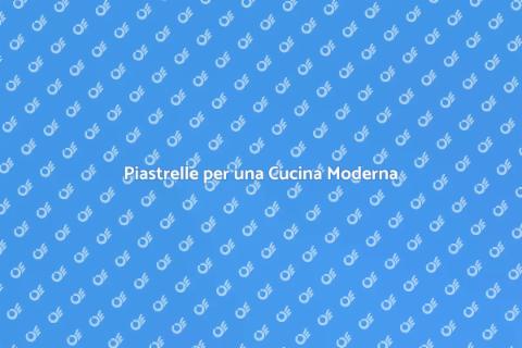Installare piastrelle in cucina