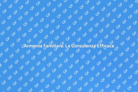 Risolvere i Conflitti Familiari