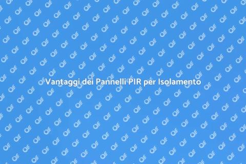 Isolare con Pannelli PIR per Casa