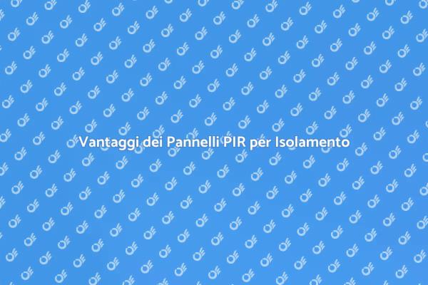 Migliora l'Isolamento con Pannelli PIR