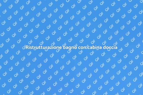 Installazione cabina doccia moderna