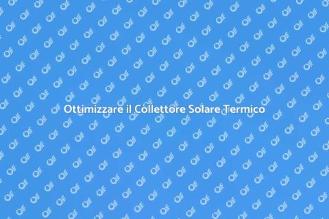 Controllo Collettore Solare Termico