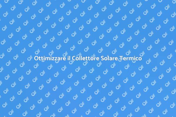 Efficienza del Collettore Solare Termico
