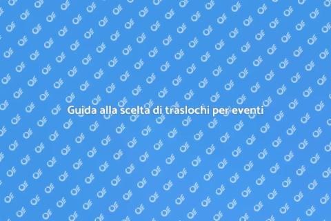 Assumere un'azienda di trasloco mobili
