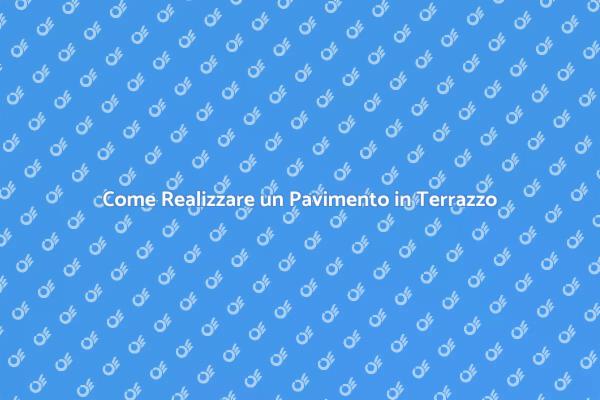 Il Fascino del Pavimento in Terrazzo