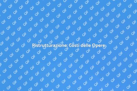 Costi delle Opere Murarie: Guida