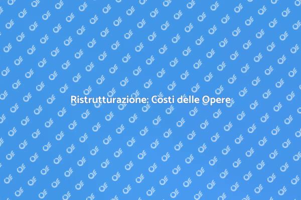 Costi Murari: Cosa Sapere Prima