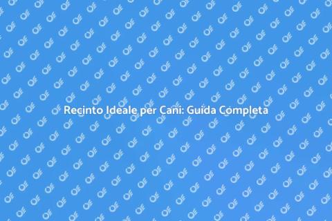 Recinto Metallico per Cani Sicuro