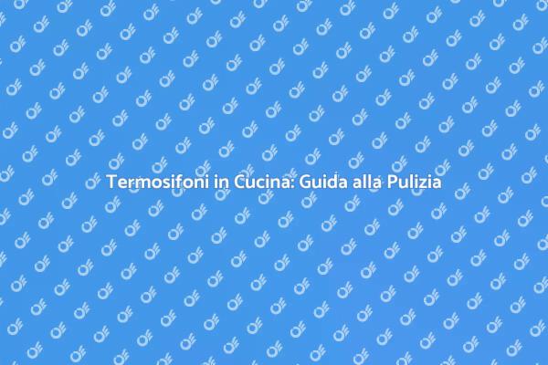 Pulizia Efficace dei Termosifoni