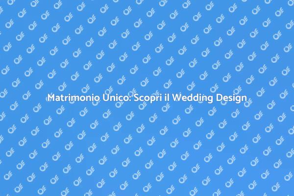 Pianifica il Tuo Matrimonio con Creatività