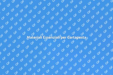 Set di Materiali per Cartapesta