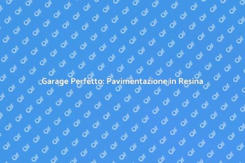 Pavimentare Garage in Resina Epossidica