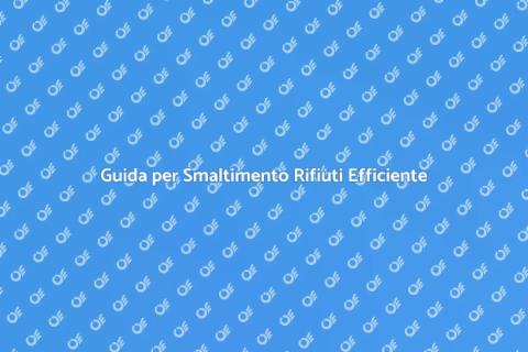 Installare o Sostituire Smaltimento