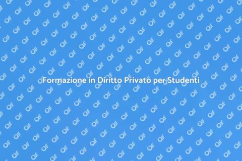 Corso di Diritto Privato per Studenti