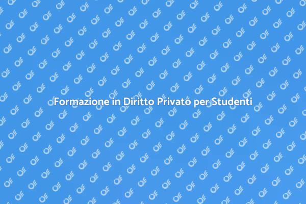 Diritto Privato: Corso Essenziale per Studenti