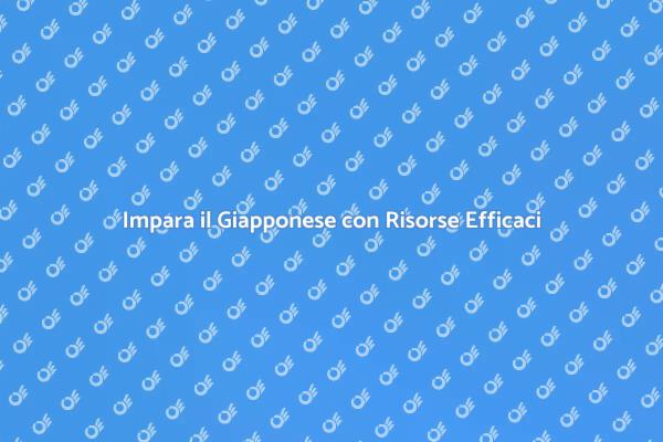Guida al Materiale Didattico Giapponese